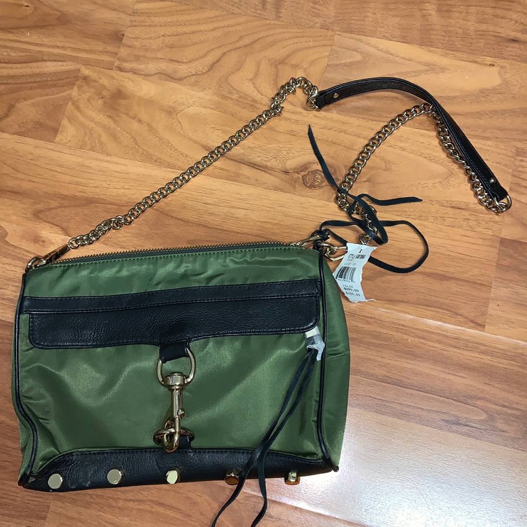 Nwt Rebecca Minkoff Nylon And Leather Crossbody Bag
